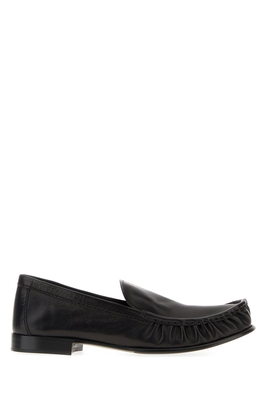 Miu Miu Mocassini in pelle nera
