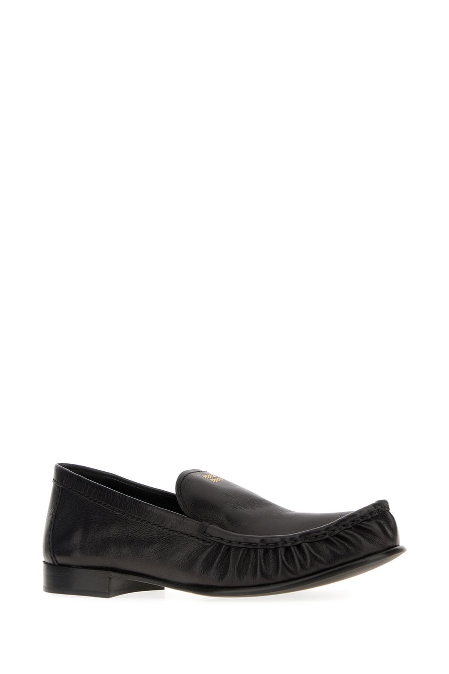 Miu Miu Mocassini in pelle nera, view 2