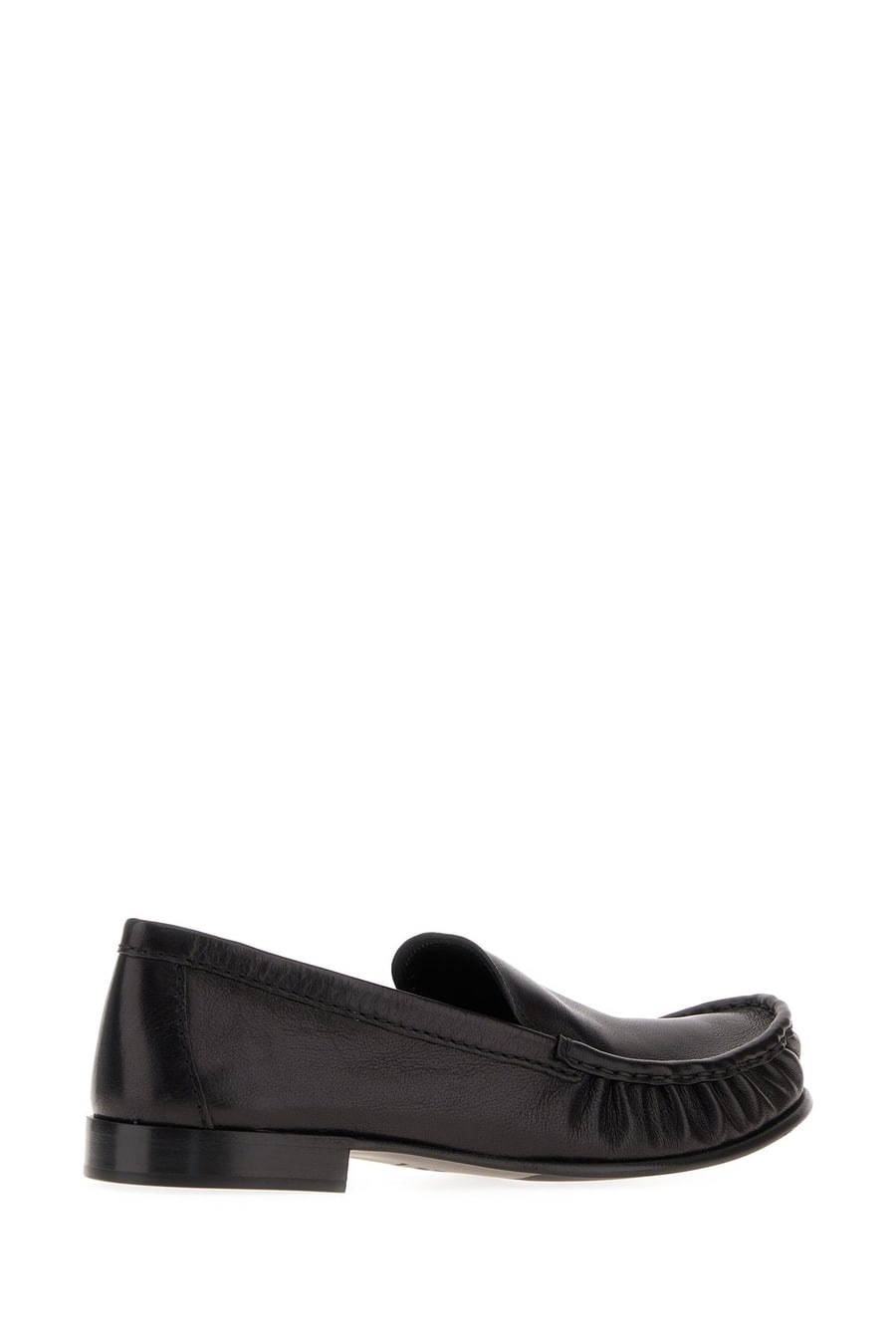 Miu Miu Mocassini in pelle nera, view 3