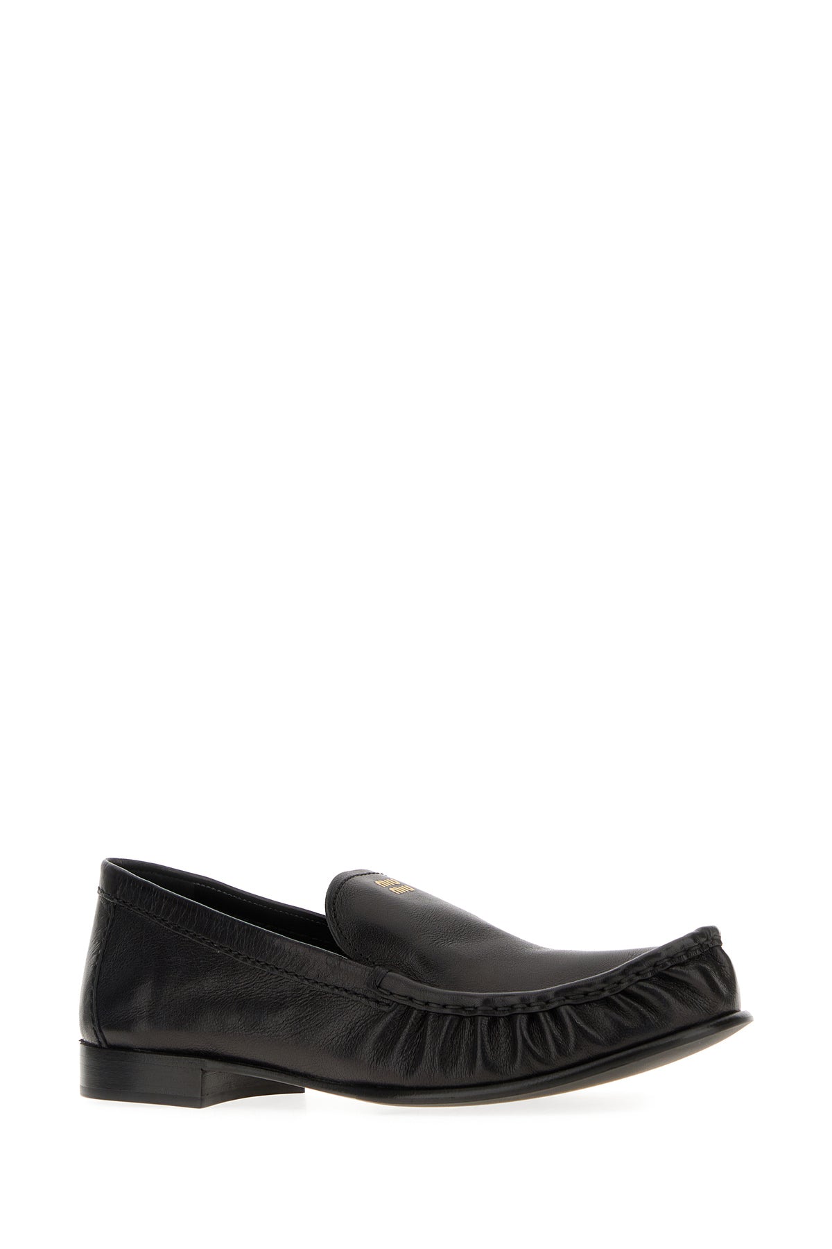 Miu Miu Mocassini in pelle nera, view 2