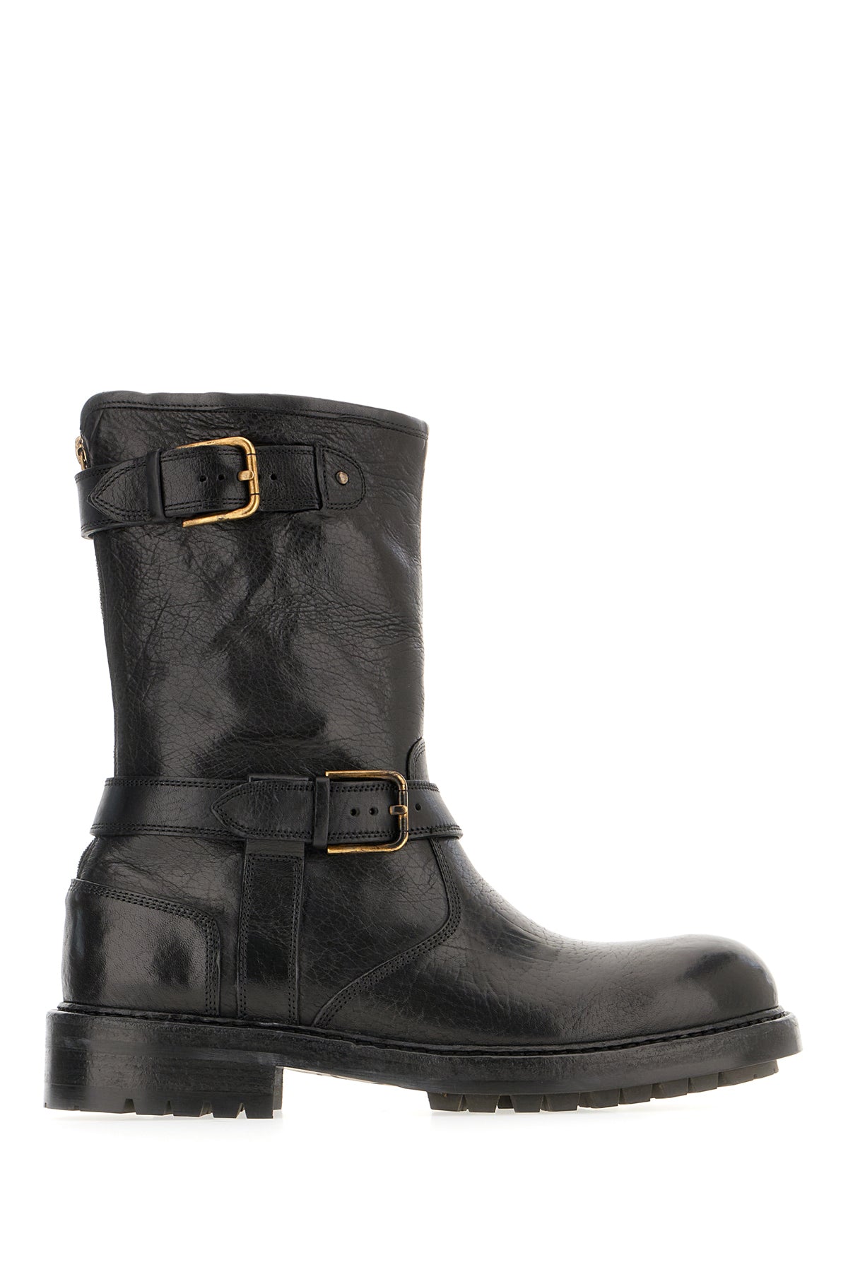 Dolce & Gabbana Stivali Bernini in pelle nera