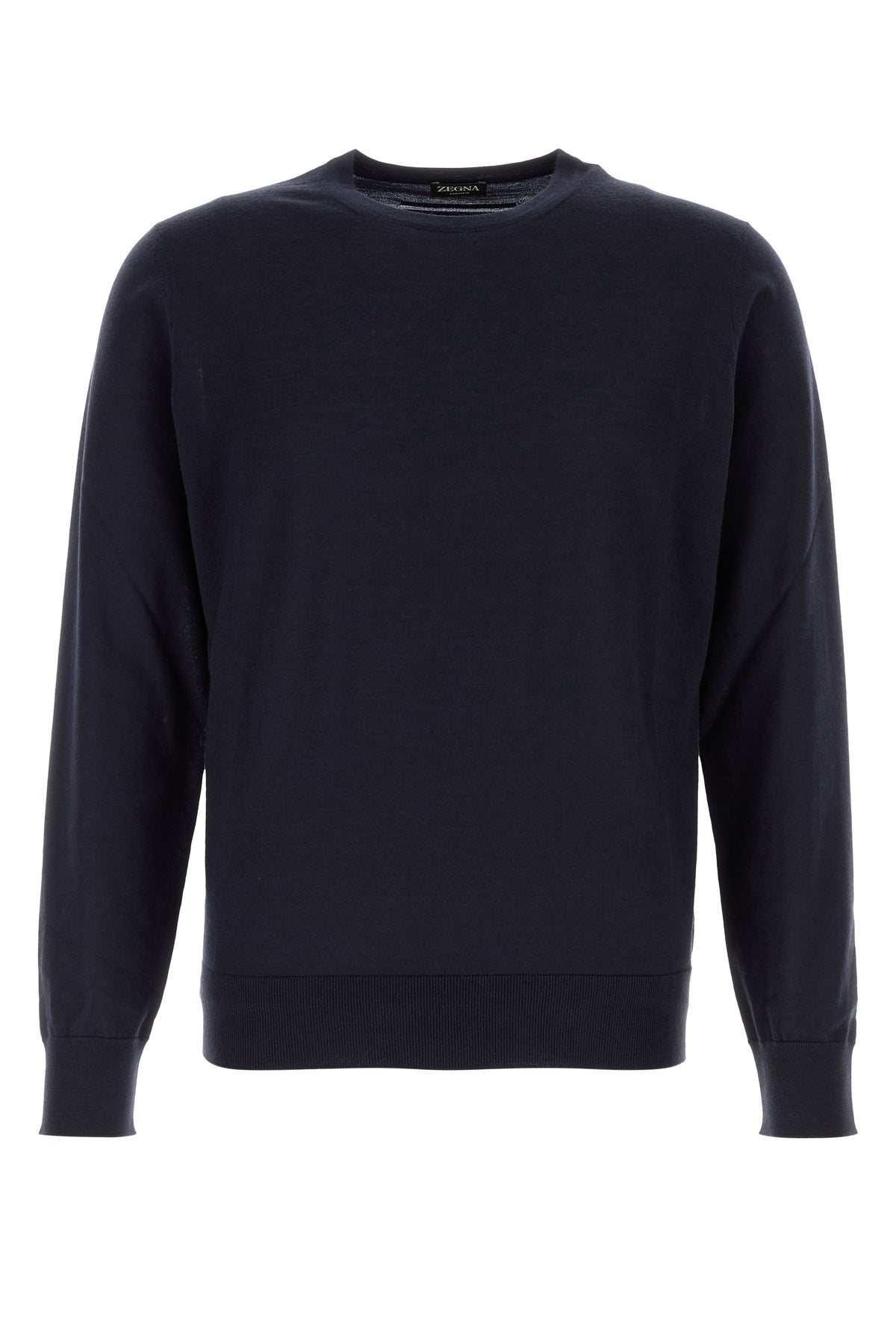 ZEGNA Maglione in misto cashmere blu notte
