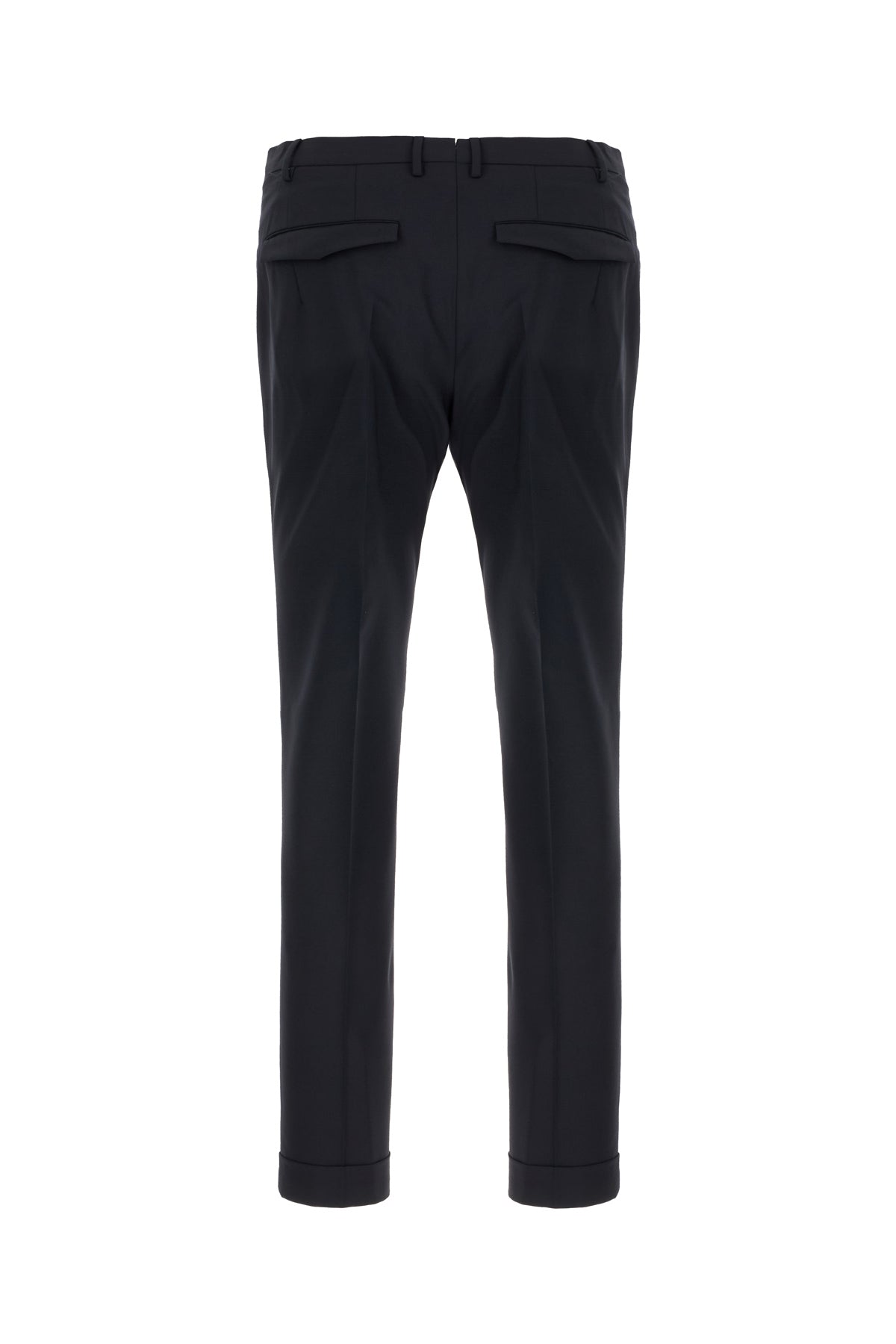 PT Torino Pantalone in lana stretch blu notte, view 2