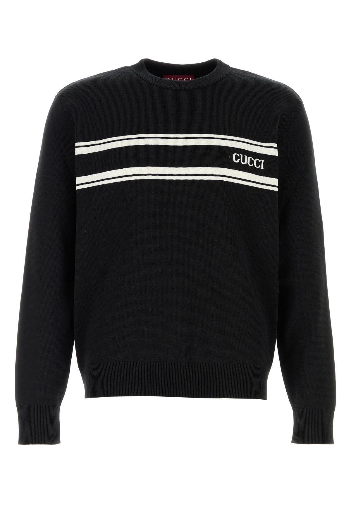 Gucci Maglione in misto seta nera