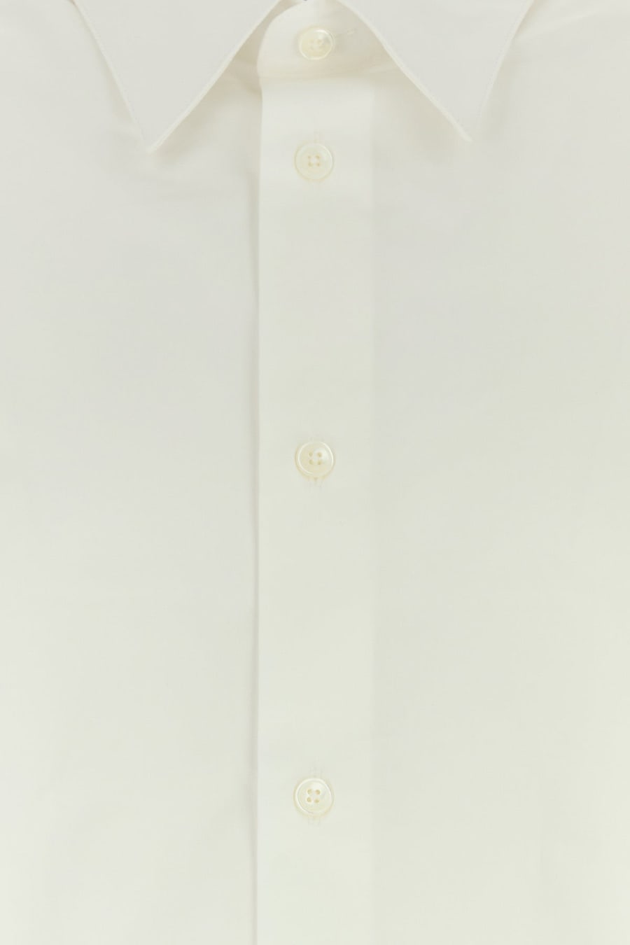 AMI Camicia in popeline bianco, view 3