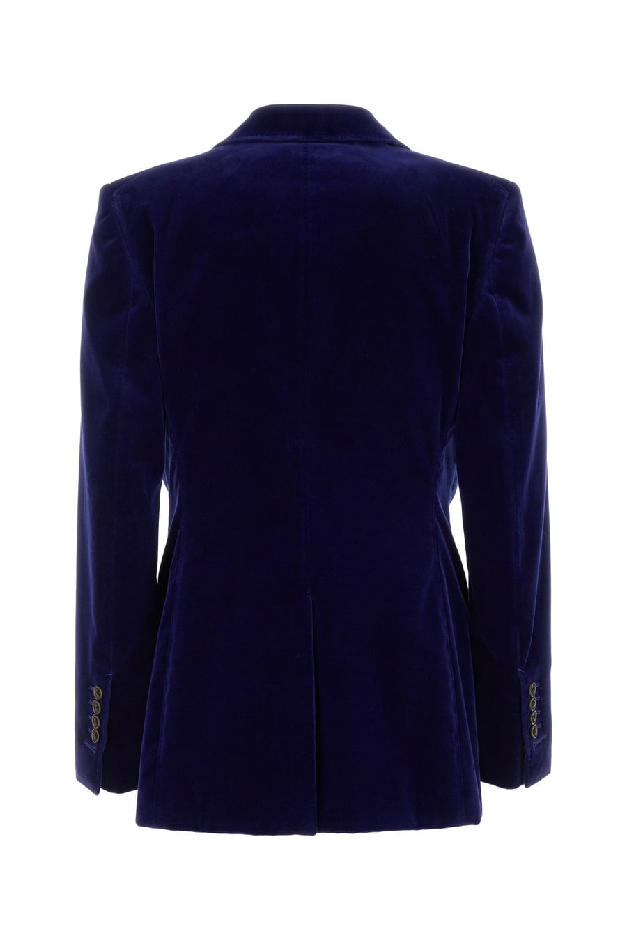 Tom Ford Giacca in velluto stretch blu, view 2
