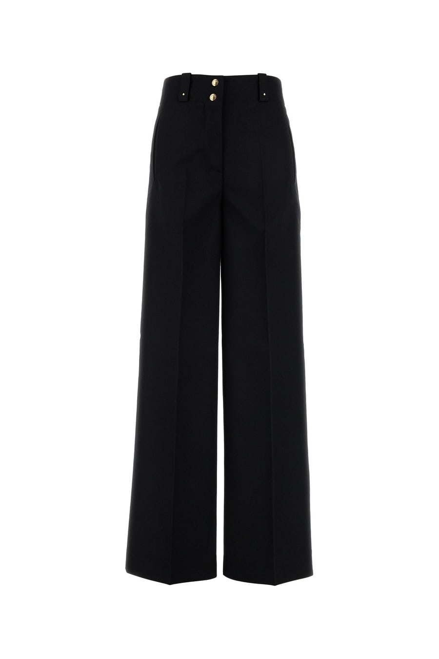 Moncler Pantalone a palazzo in misto poliestere nero