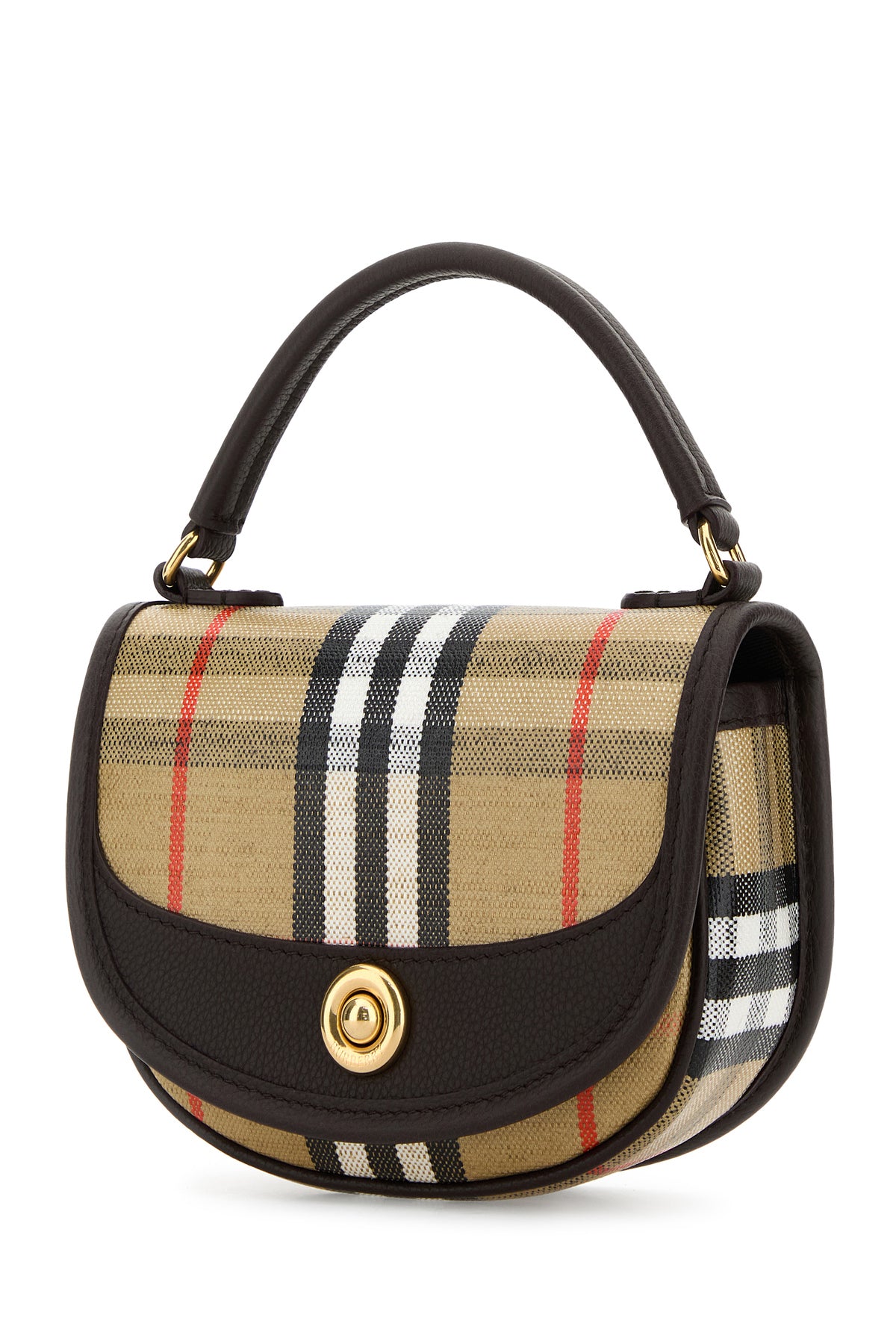 Burberry Borsa a mano in tela stampata, view 2