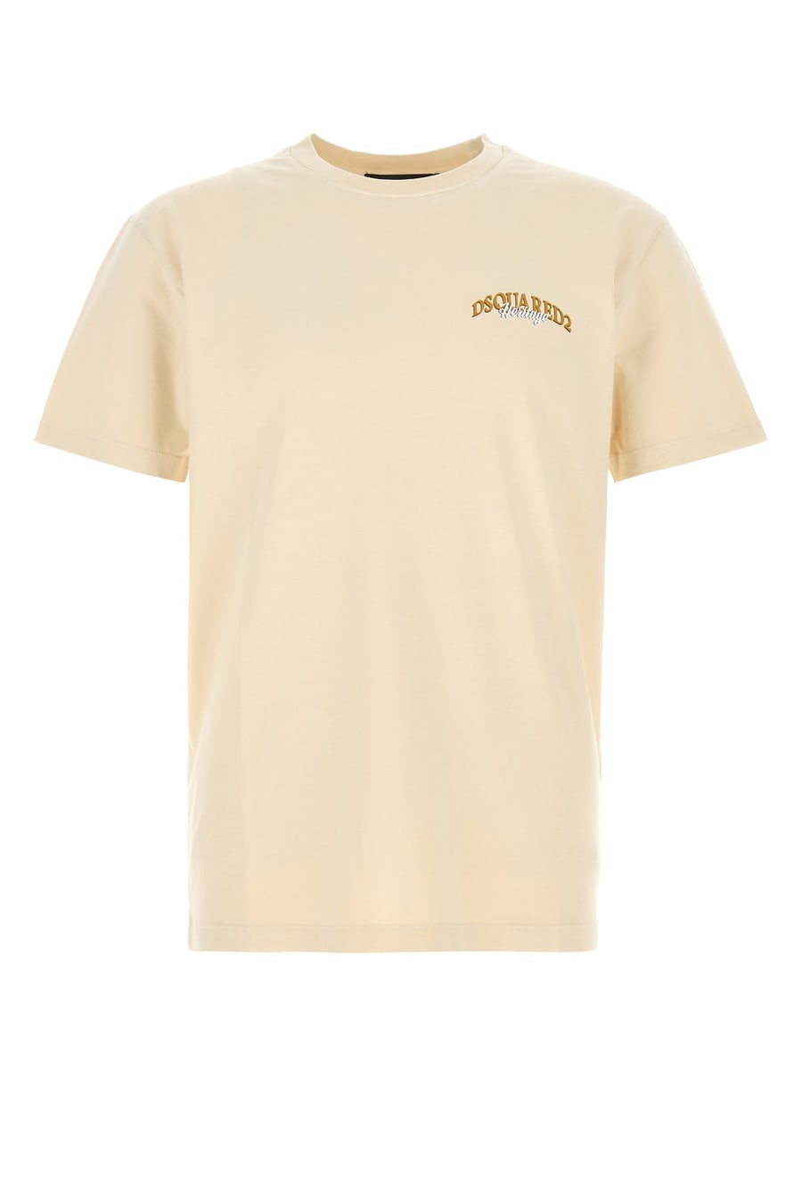 Dsquared2 T-shirt in cotone beige