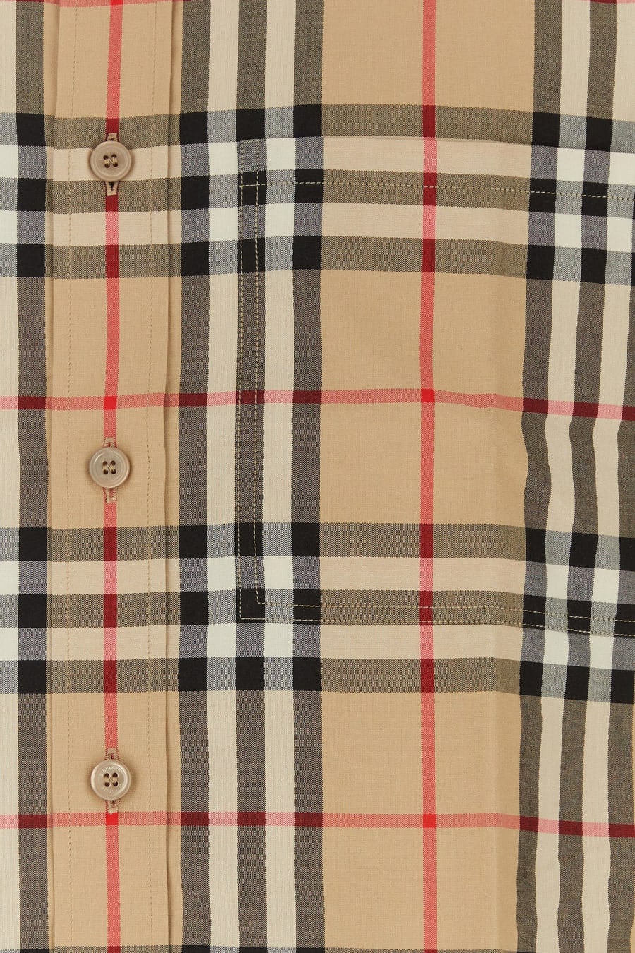 Burberry Camicia in popeline ricamato, view 3