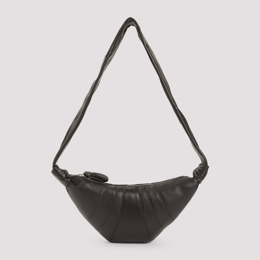 Lemaire Lemaire Leather Croissant Zip Bag