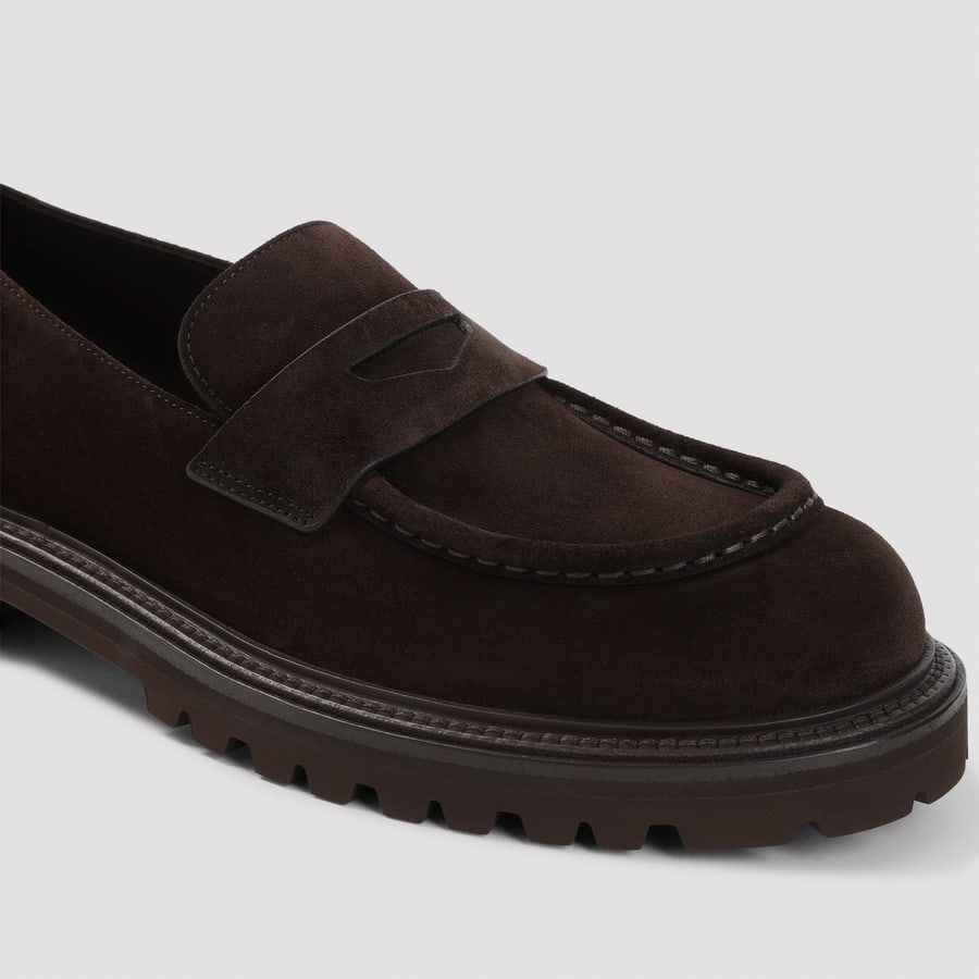 Giorgio Armani Giorgio Armani Suede Loafer, view 6