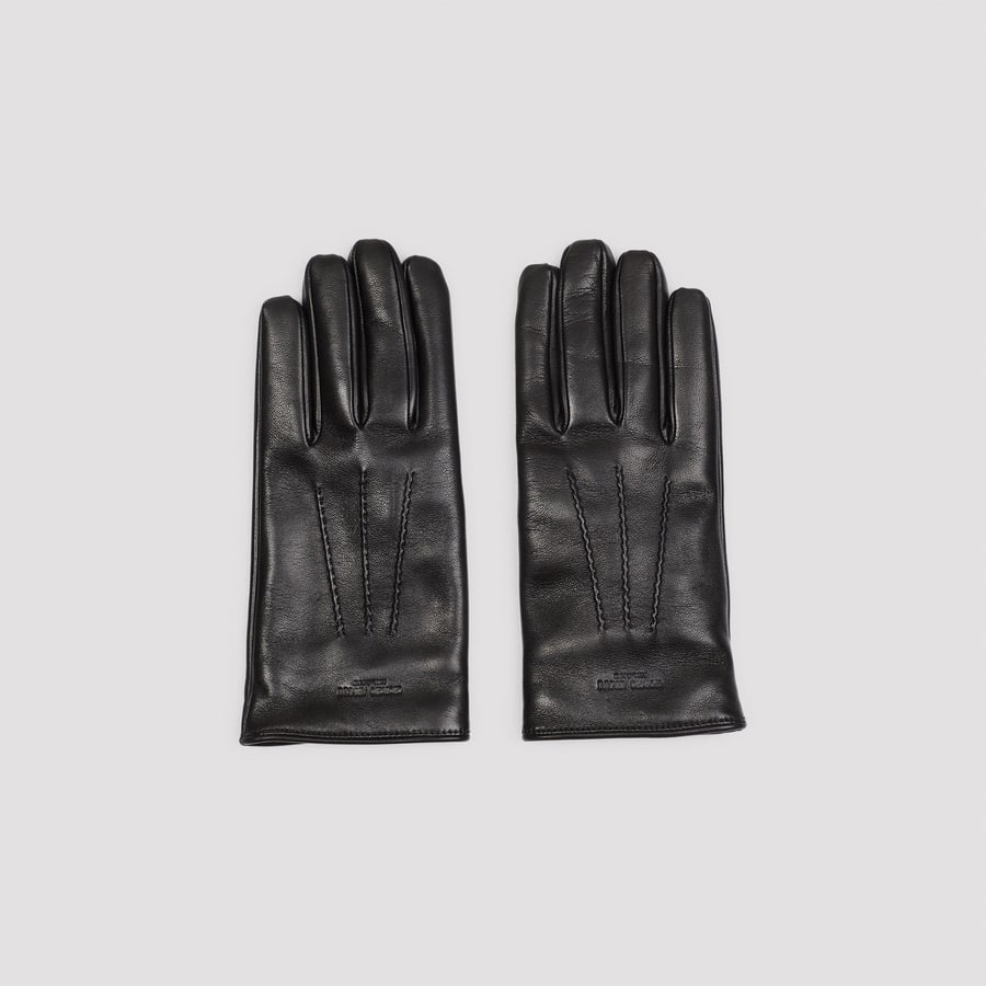 Giorgio Armani Giorgio Armani Leather Gloves, view 3