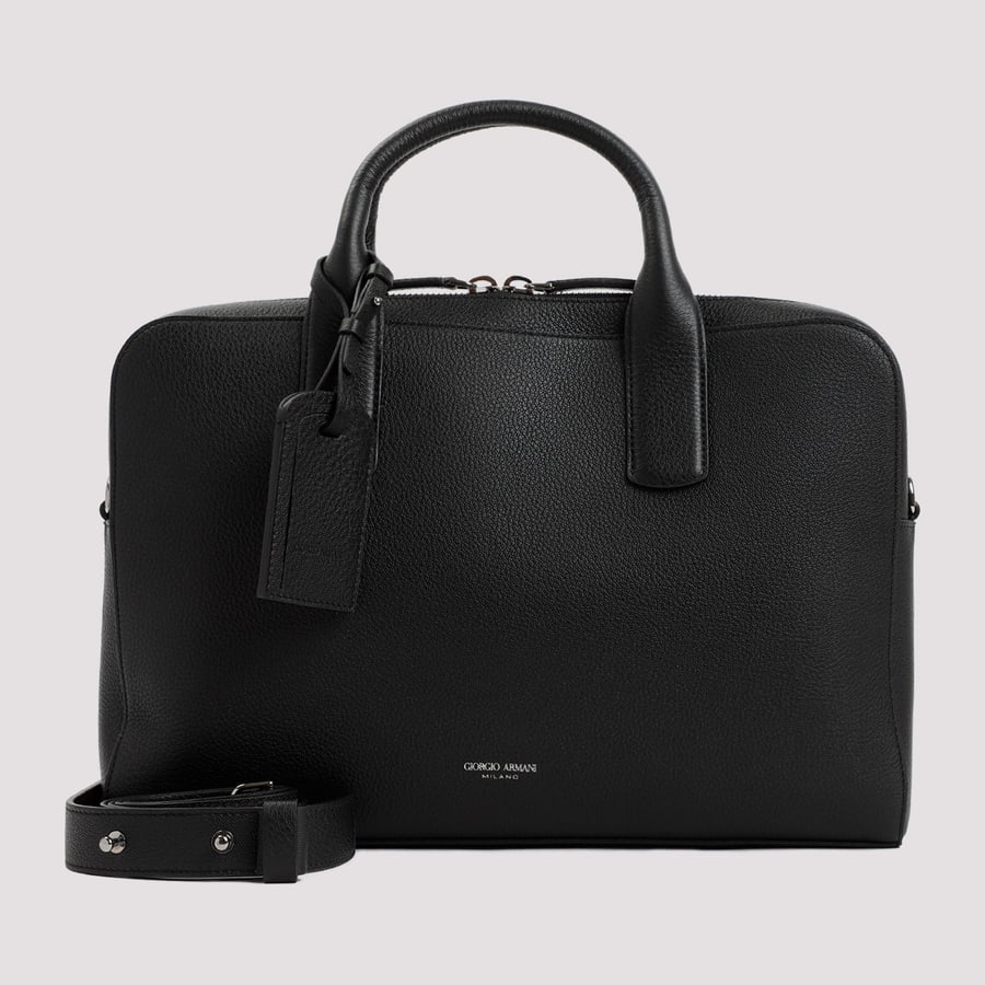 Giorgio Armani Giorgio Armani Briefcase Bag, view 3