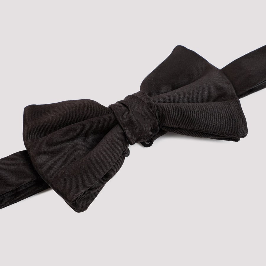 Giorgio Armani Giorgio Armani Woven Silk Bowtie, view 4