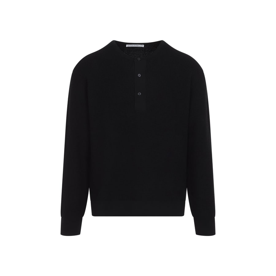 STUDIO NICHOLSON Studio Nicholson Corine Henley Jumper, view 2