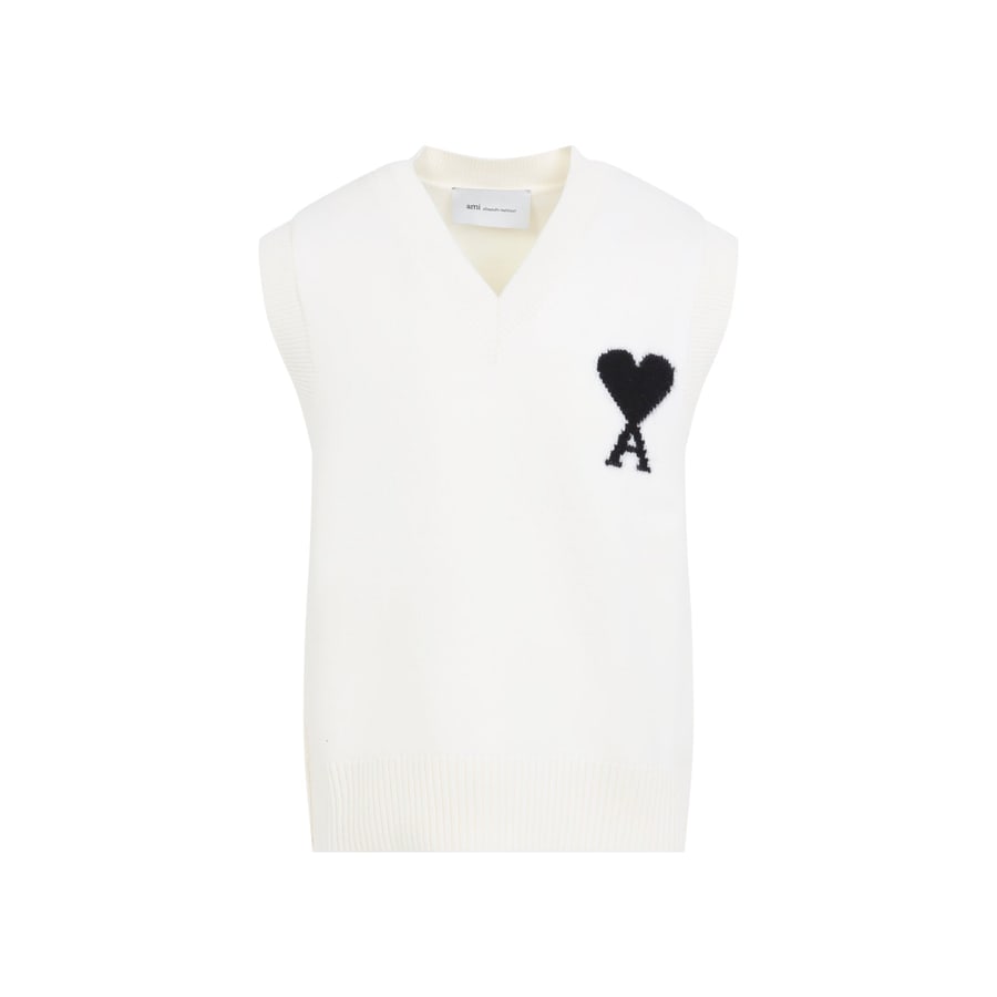 AMI Paris Ami Paris ADC Sleevless Sweater, view 2