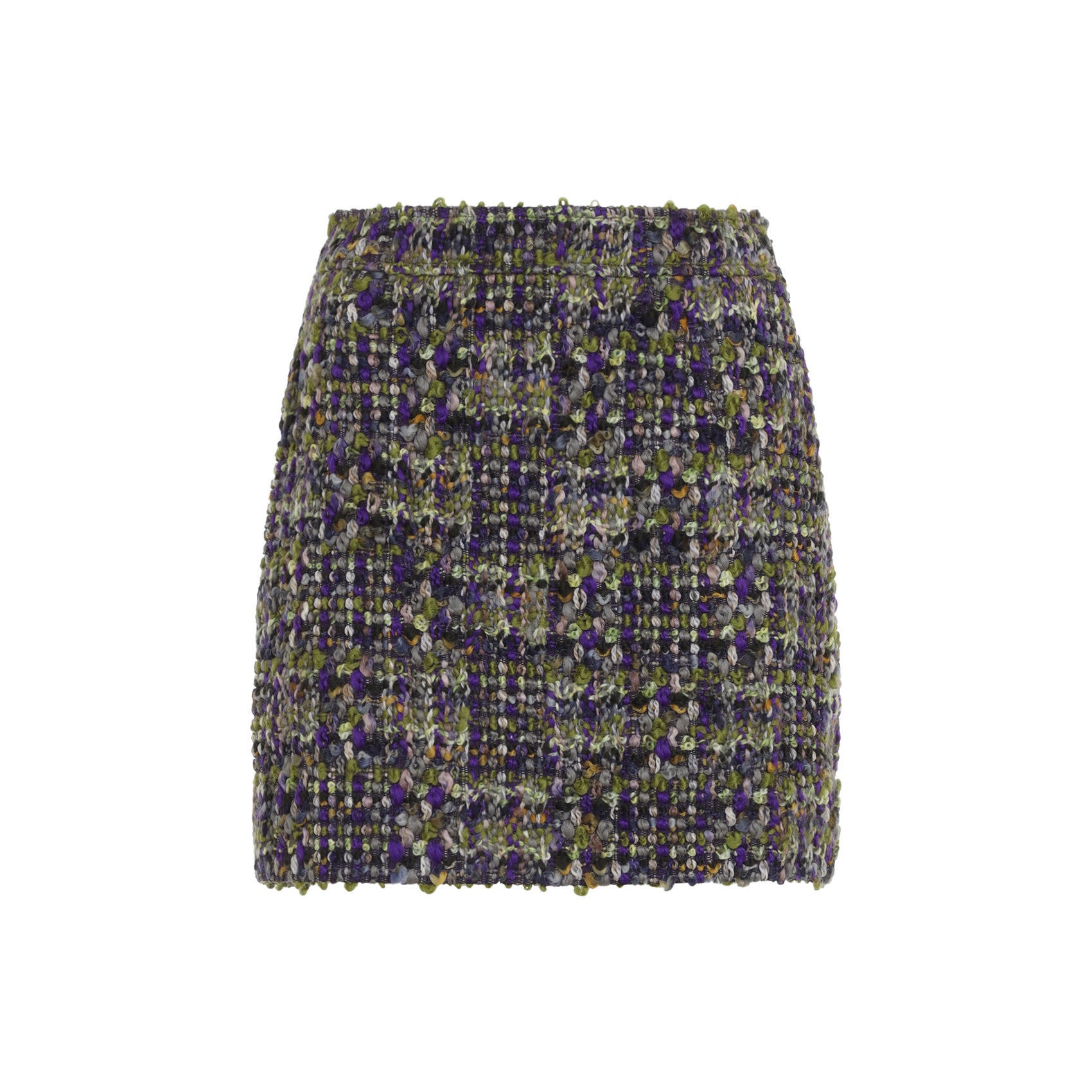 Saint Laurent Saint Laurent Tweed Mini Skirt, view 2