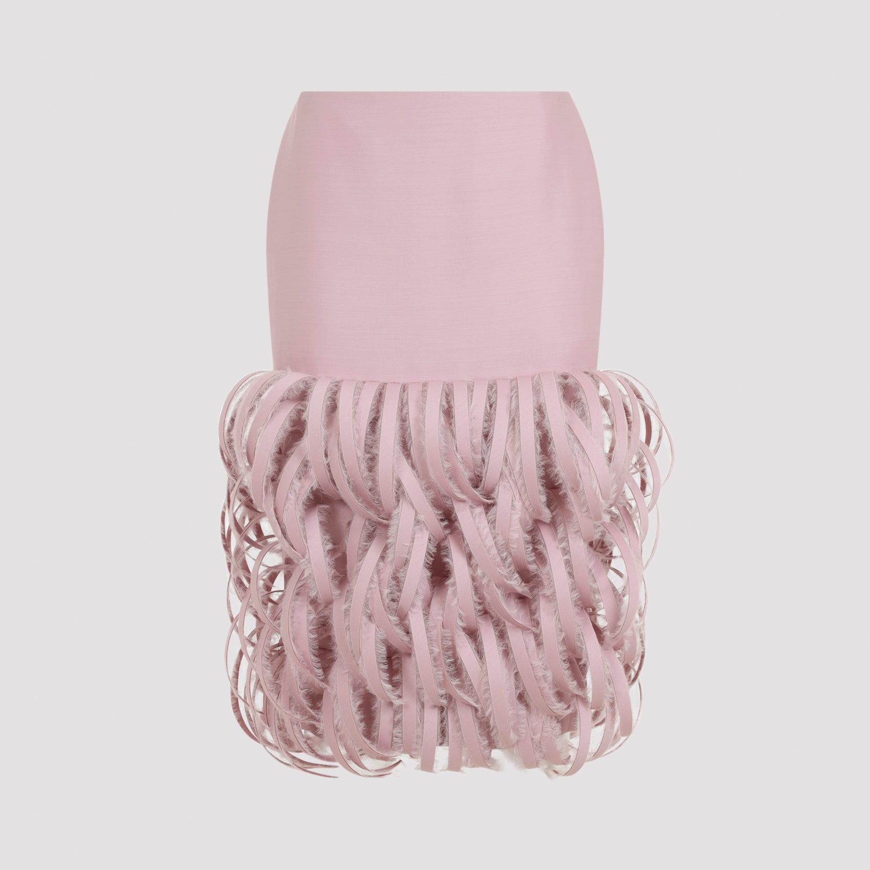 Balenciaga Balenciaga Fluffy Feather Pencil Skirt