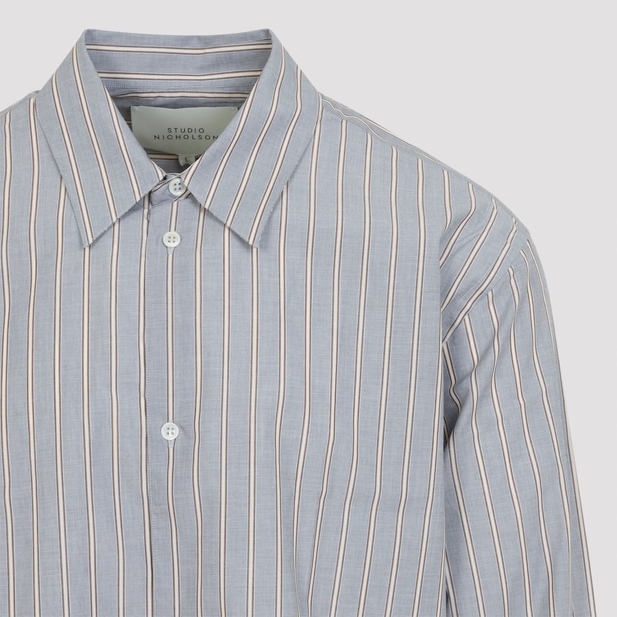 STUDIO NICHOLSON Studio Nicholson View Boxy Oversized Shirt, view 5