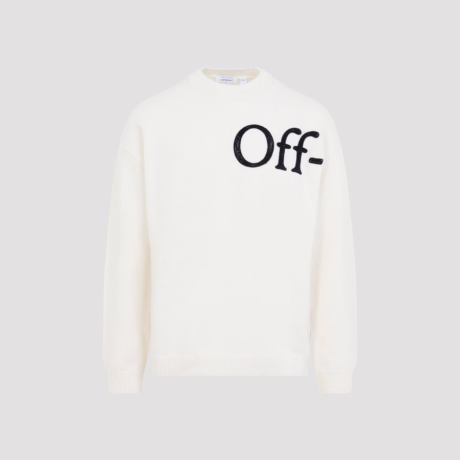 Off-White Off White Bookish Shared Knit Crewneck