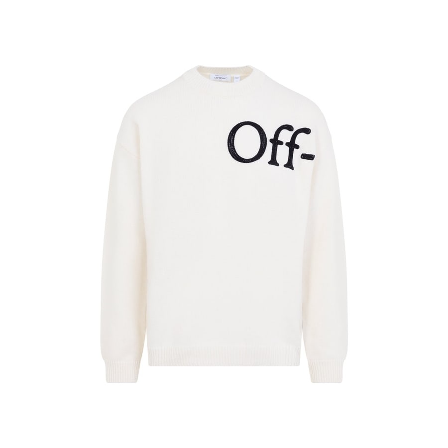 Off-White Off White Bookish Shared Knit Crewneck, view 2