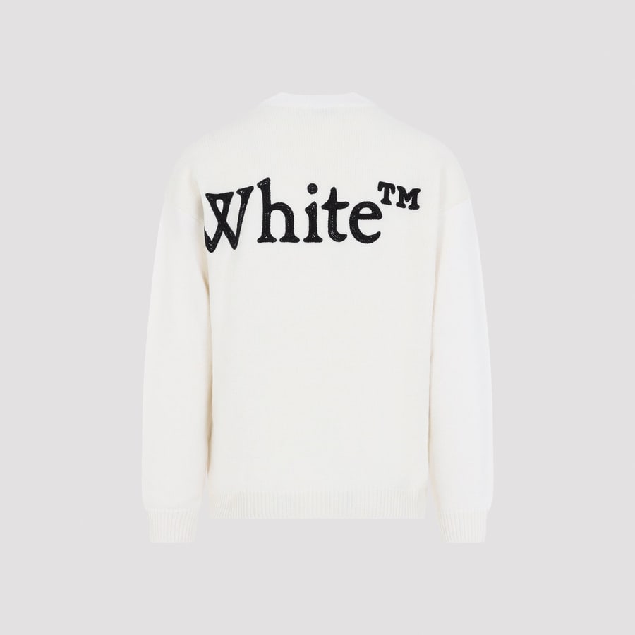 Off-White Off White Bookish Shared Knit Crewneck, view 4