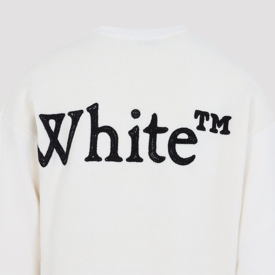 Off-White Off White Bookish Shared Knit Crewneck, view 5