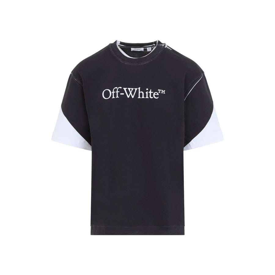 Off-White Off-White Negative Big Bookish Skate T-shirt, view 2