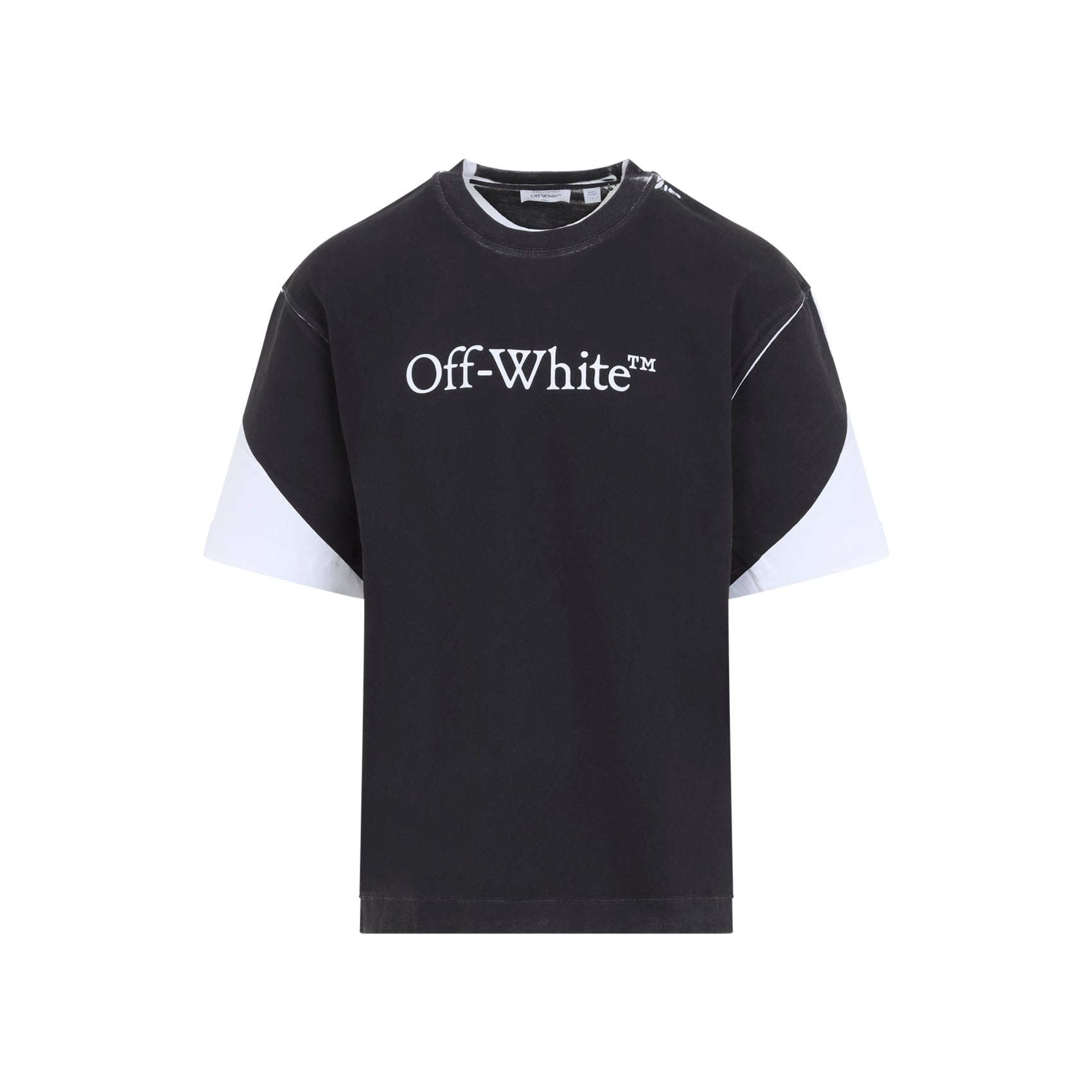 Off-White Off-White Negative Big Bookish Skate T-shirt, view 2