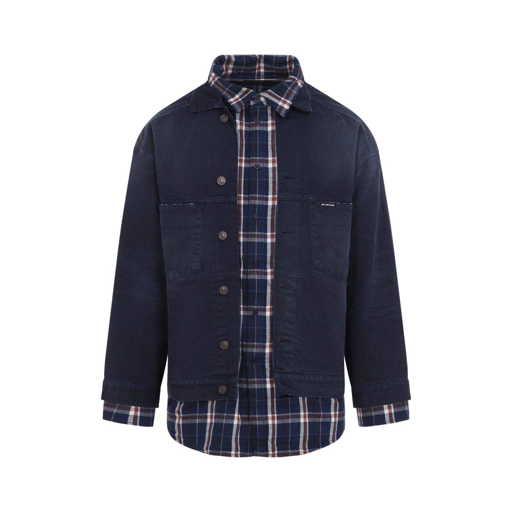 Balenciaga Balenciaga Patched Shirt Jacket, view 2
