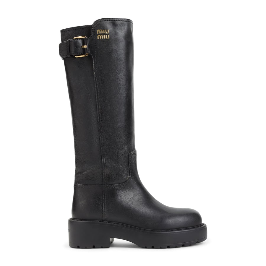 Miu Miu Miu Miu Leather Boots, view 2
