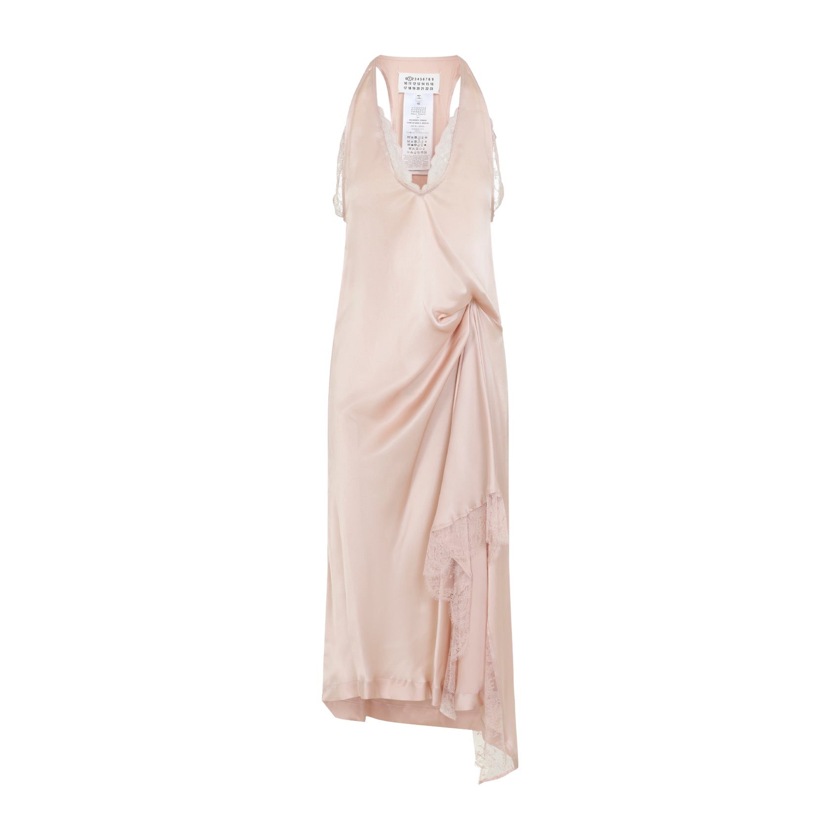 Maison Margiela Maison Margela Lace Slip Midi Dress, view 2