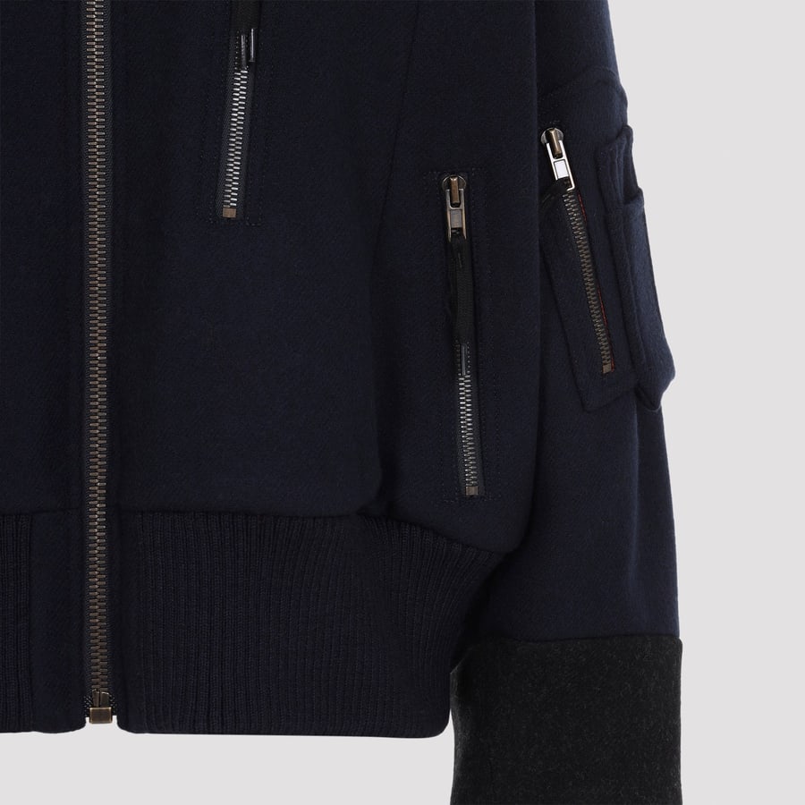 Maison Margiela Maison Margela Reversible Spliced Bomber, view 7