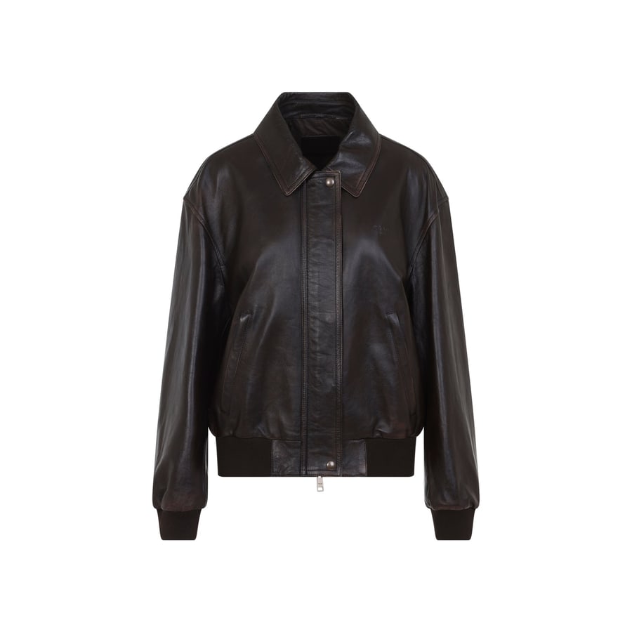 Prada Prada Leather Jacket, view 2
