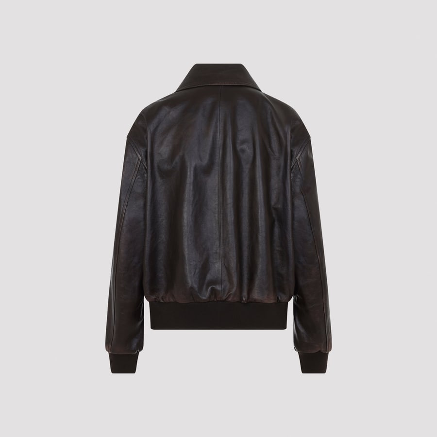 Prada Prada Leather Jacket, view 4