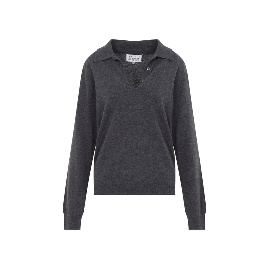 Maison Margiela Maison Margiela Twist Lambswool Polo, view 2