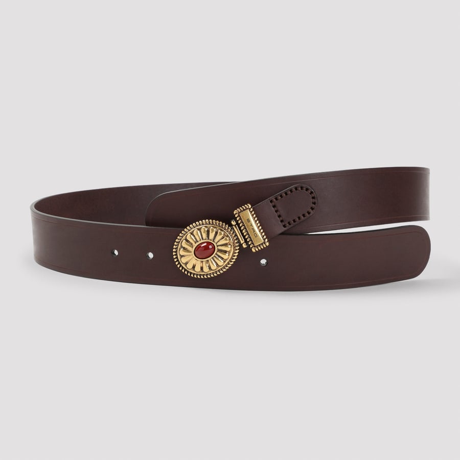 Etro Etro Leather Belt, view 3