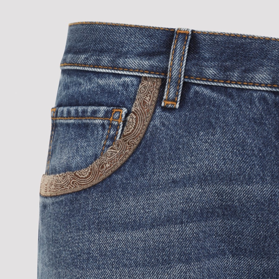 Etro Etro Straight Denim Jeans, view 5