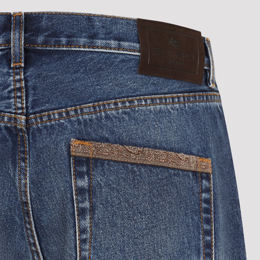 Etro Etro Straight Denim Jeans, view 6
