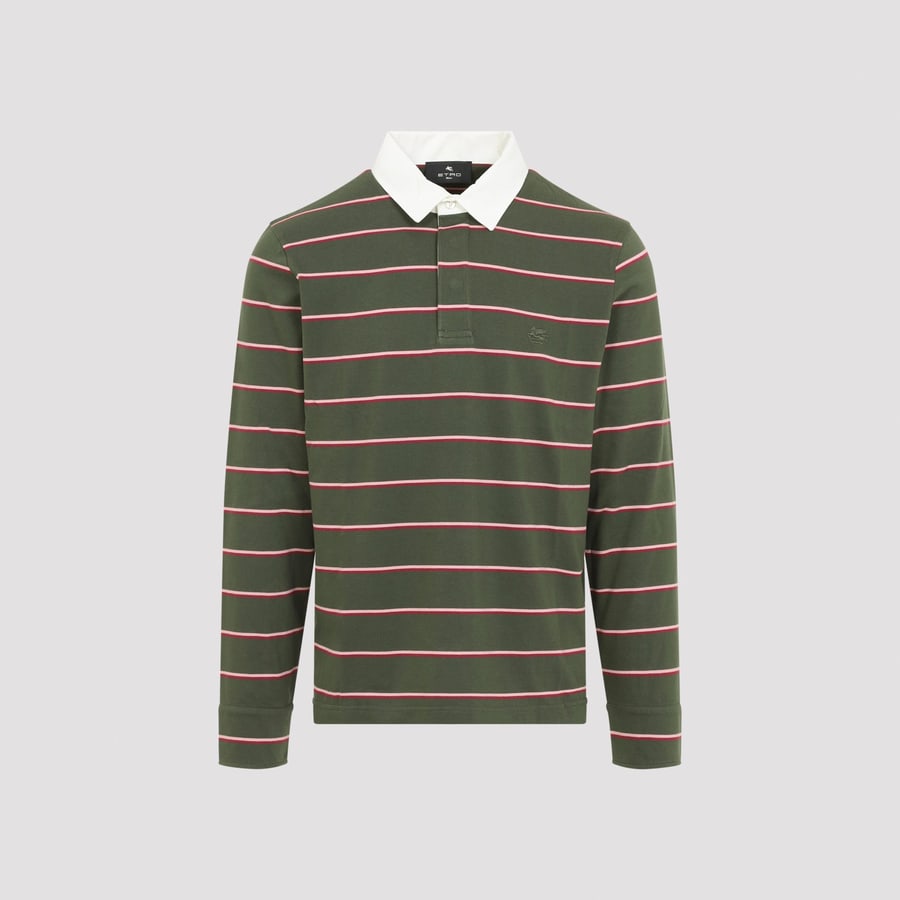 Etro Etro L/S Striped Polo