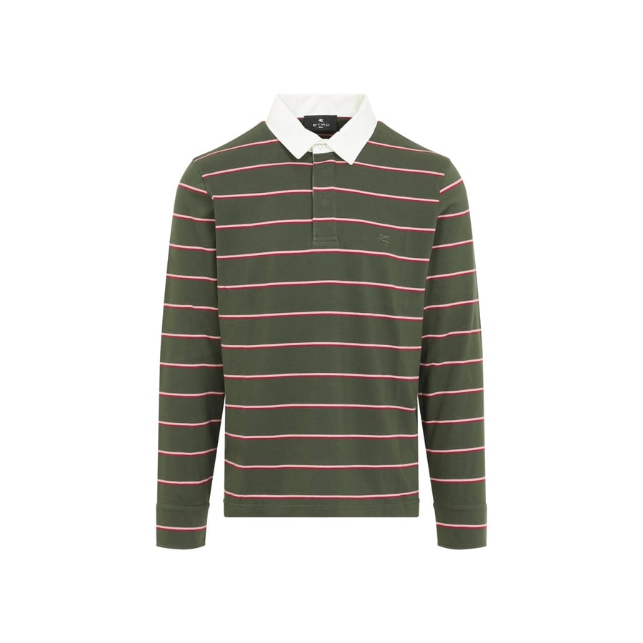 Etro Etro L/S Striped Polo, view 2