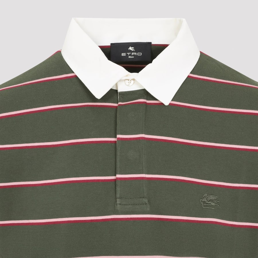 Etro Etro L/S Striped Polo, view 5