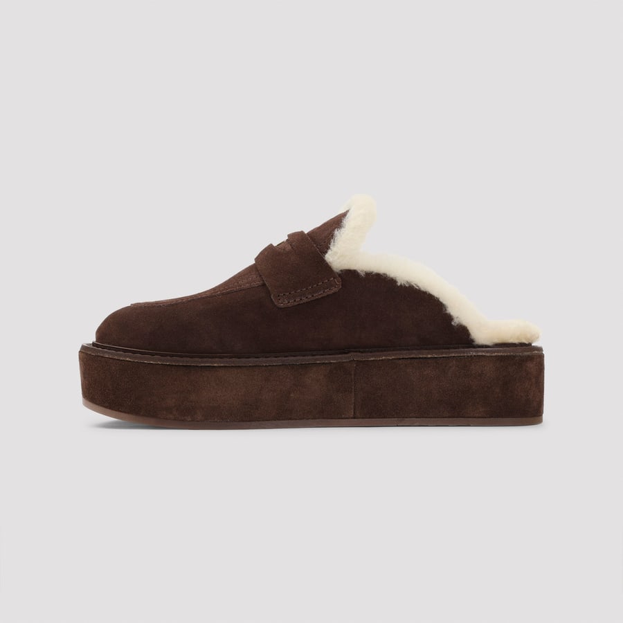 Miu Miu Miu Miu Suede Sabot, view 4