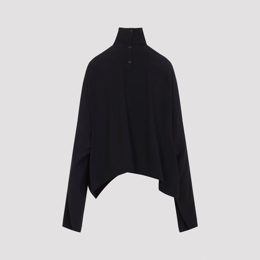 Rick Owens Rick Owens Jumbo Crepped Top, view 4