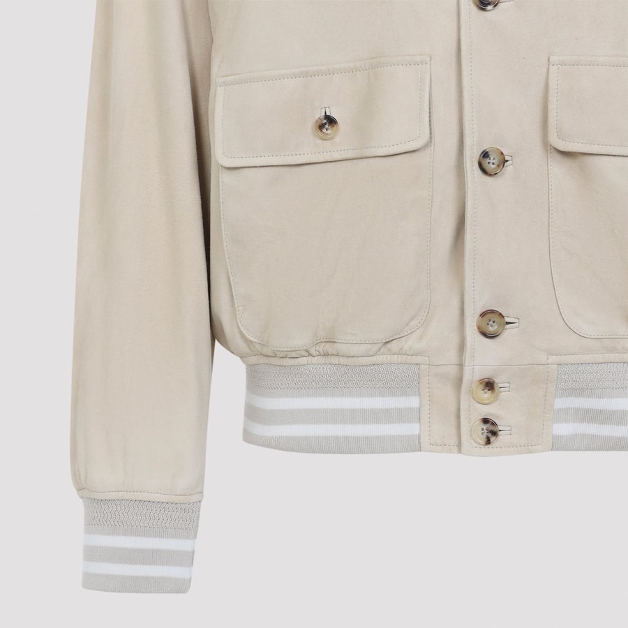 RALPH LAUREN PURPLE LABEL Ralph Lauren Purple Label Bomber Jacket, view 5