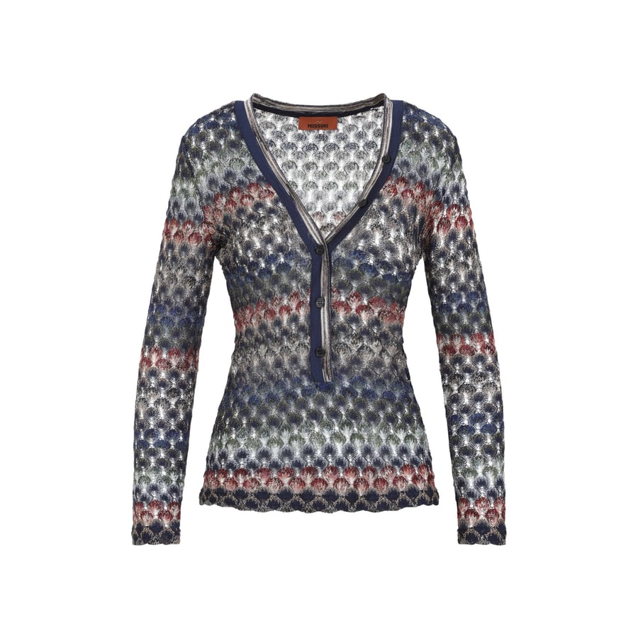 MISSONI Missoni V Neck Sweater, view 2
