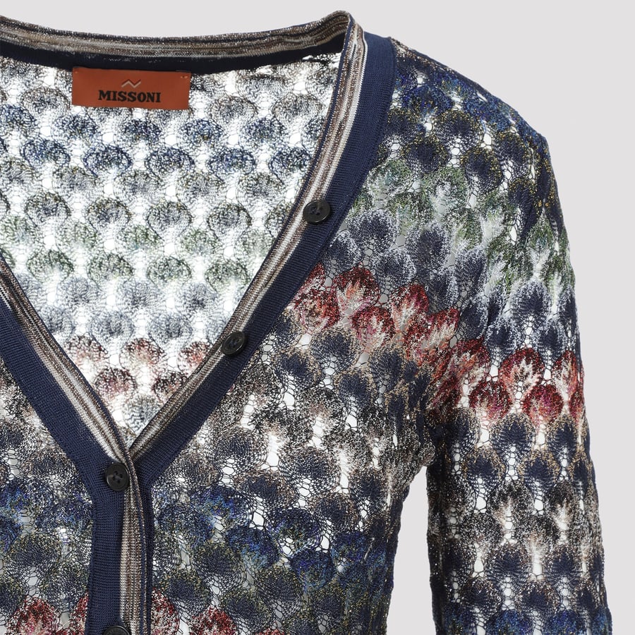 MISSONI Missoni V Neck Sweater, view 5