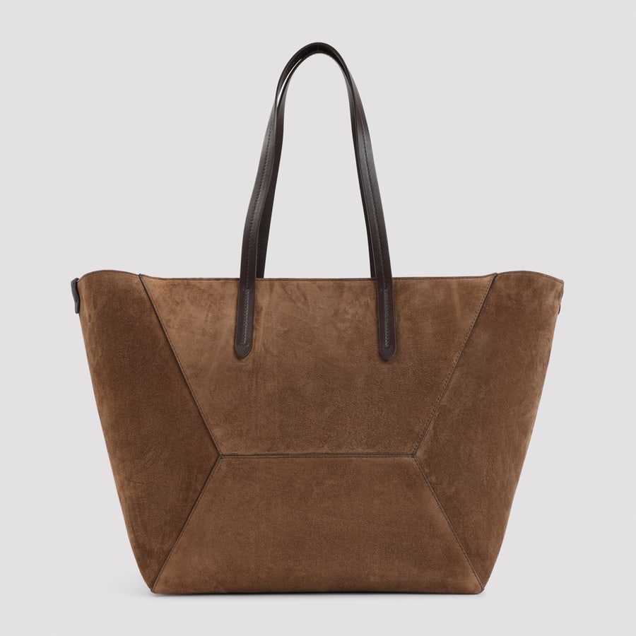 Brunello Cucinelli Brunello Cucinelli Duo Medium Tote, view 4