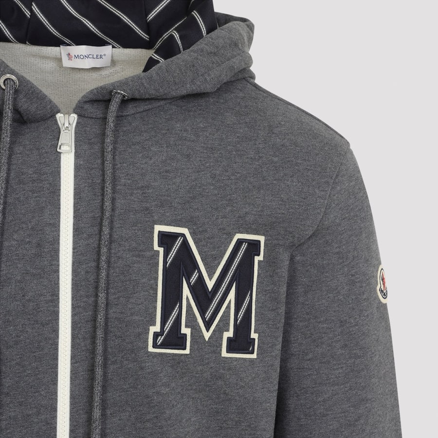 Moncler Moncler Zip Up Sweatshirt, view 5